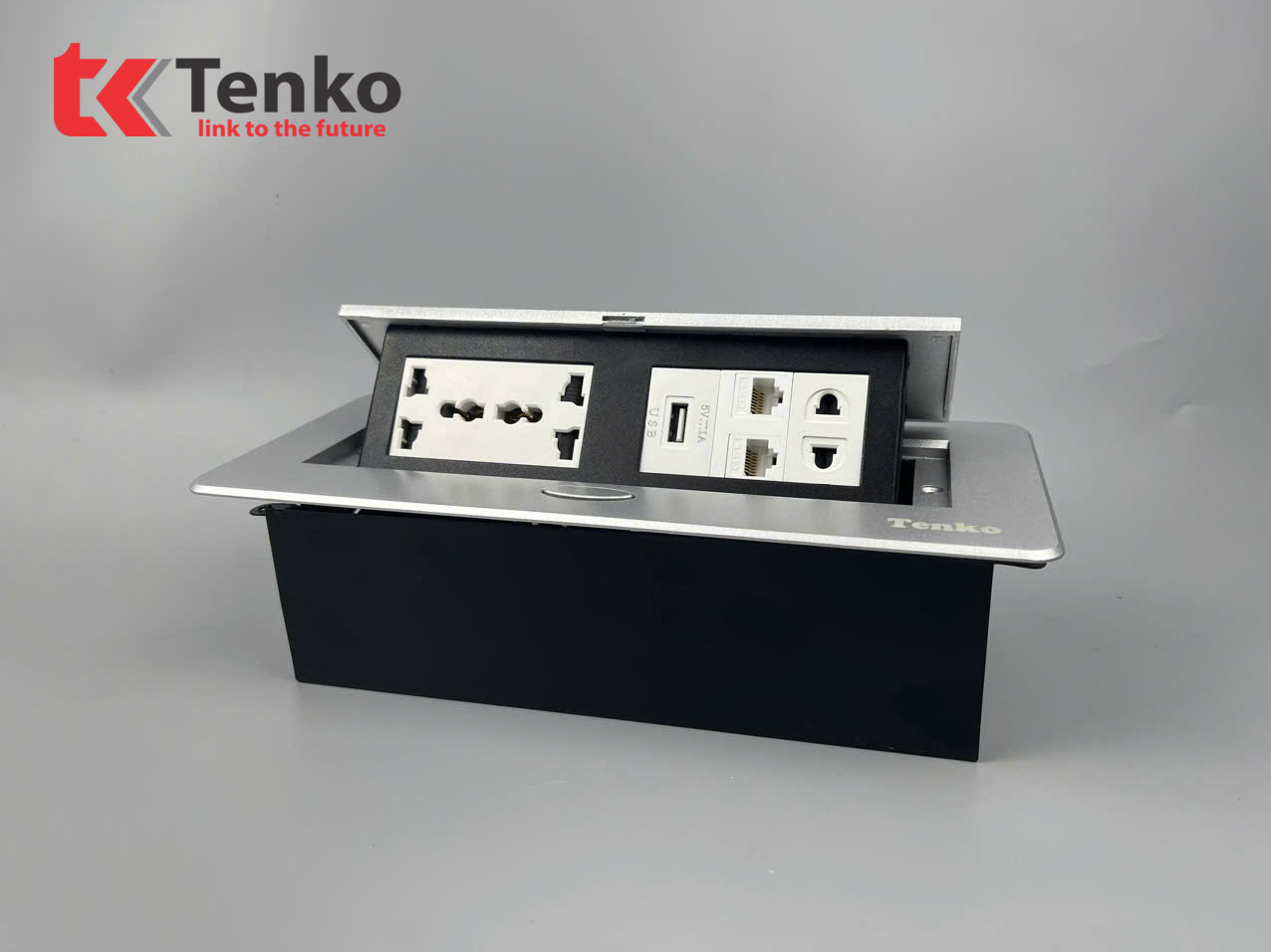 Hộp Ổ Cắm Điện &Acirc;m B&agrave;n Họp TK-AS06DN-05