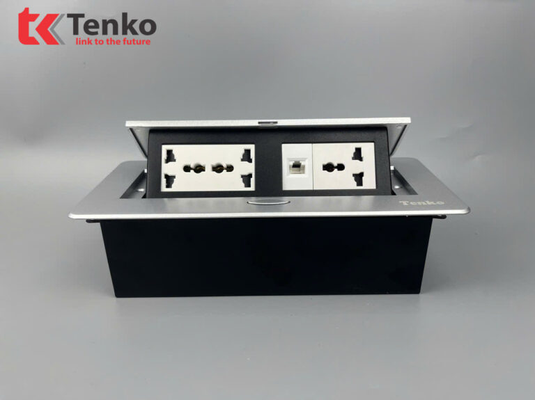 Hộp Ổ Cắm Điện &Acirc;m B&agrave;n Họp TK-AS06DN-04