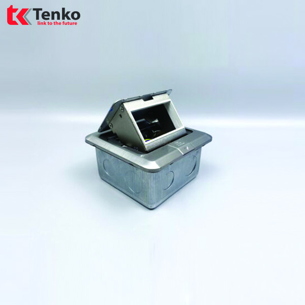 Hộp Đế Âm Sàn Thông Dụng Tenko TK-J02 Màu Bạc