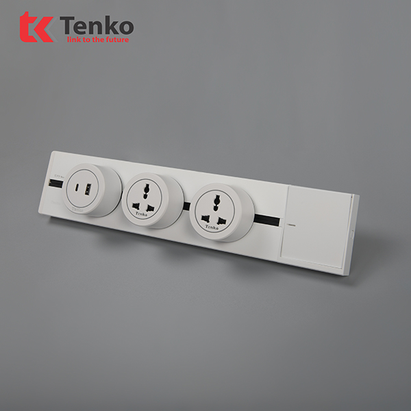 Thanh Ray Nổi 40cm Rãnh Nhỏ TK-RA40N Màu Trắng