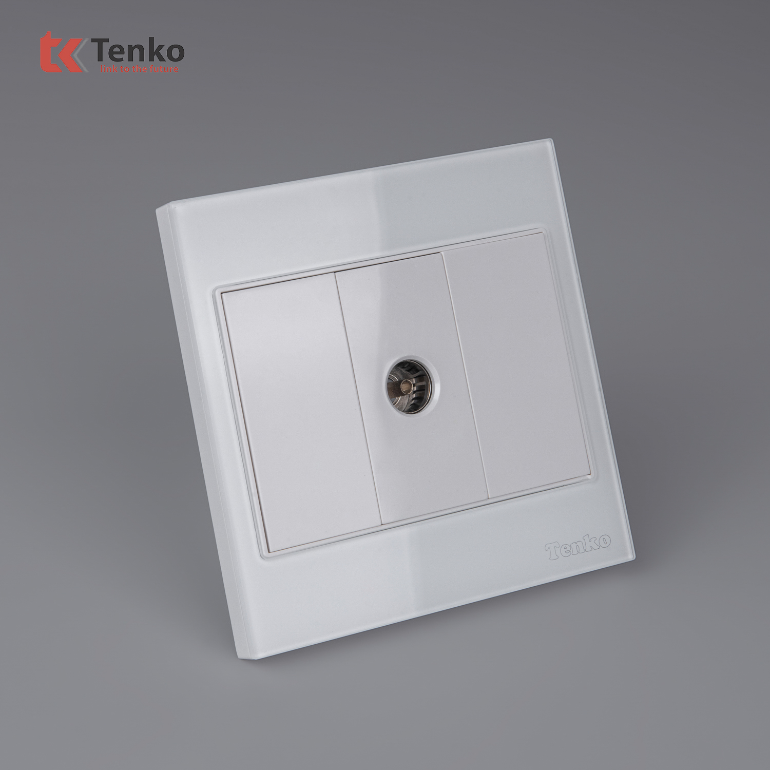 Ổ Cắm TV K&iacute;nh Cường Lực Tenko TK-V18-071