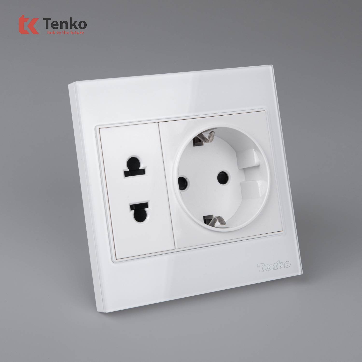 Ổ Điện Đ&ocirc;i 2 Chấu Chuẩn Đức TK-V18-059