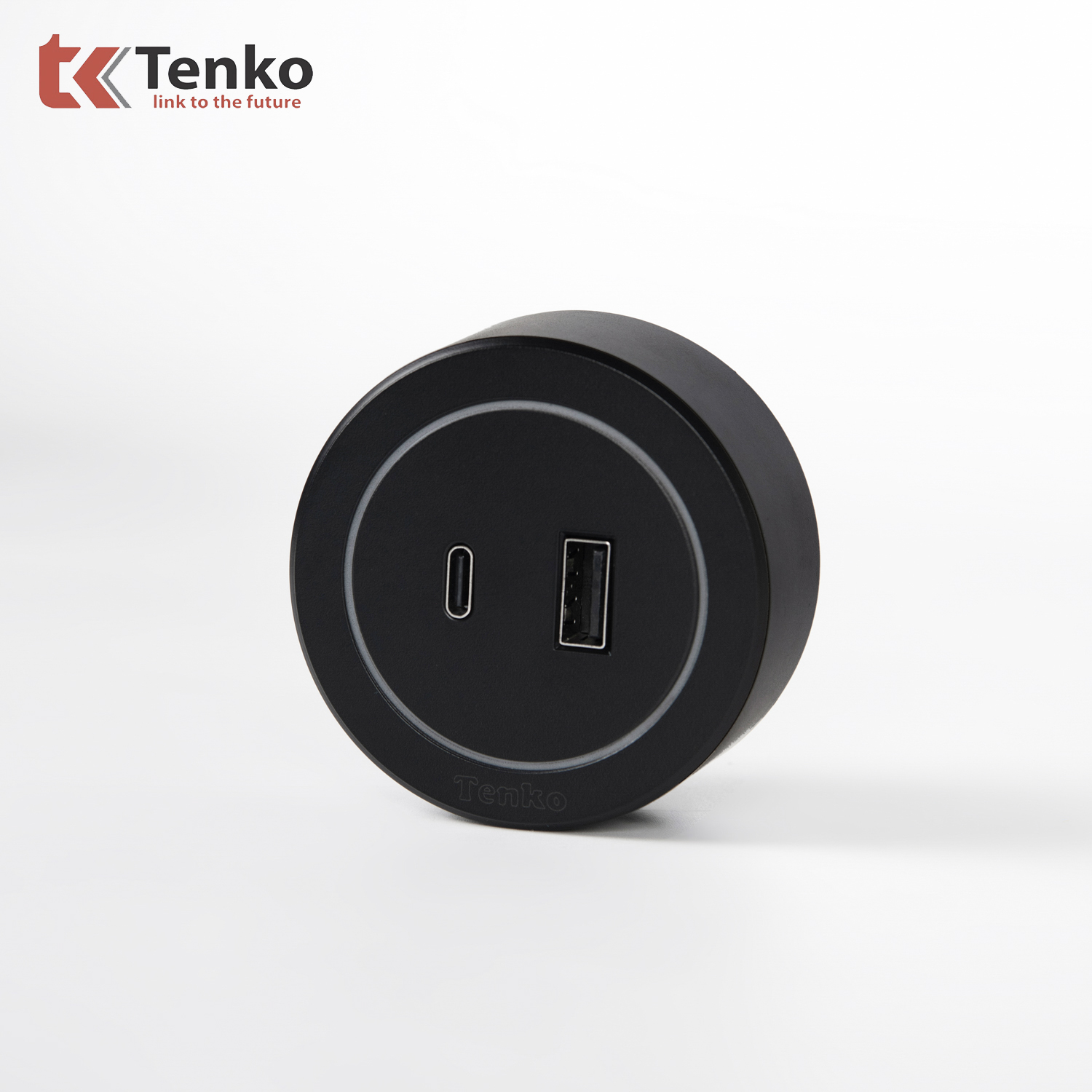 Ổ Cắm USB Type A & Type C Tenko TK-RU01 Đen