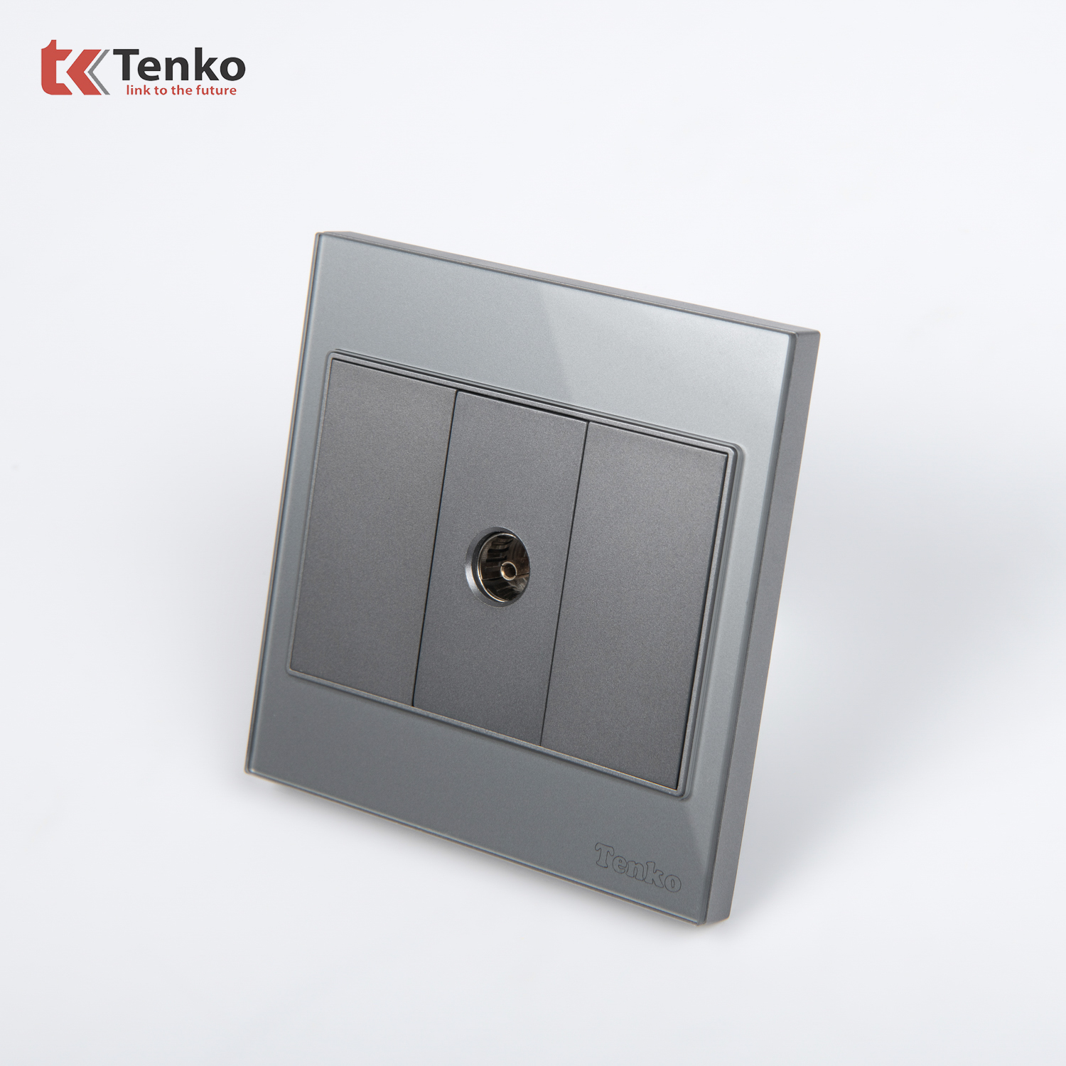 Ổ Cắm TV K&iacute;nh Cường Lực Tenko TK-V18-071