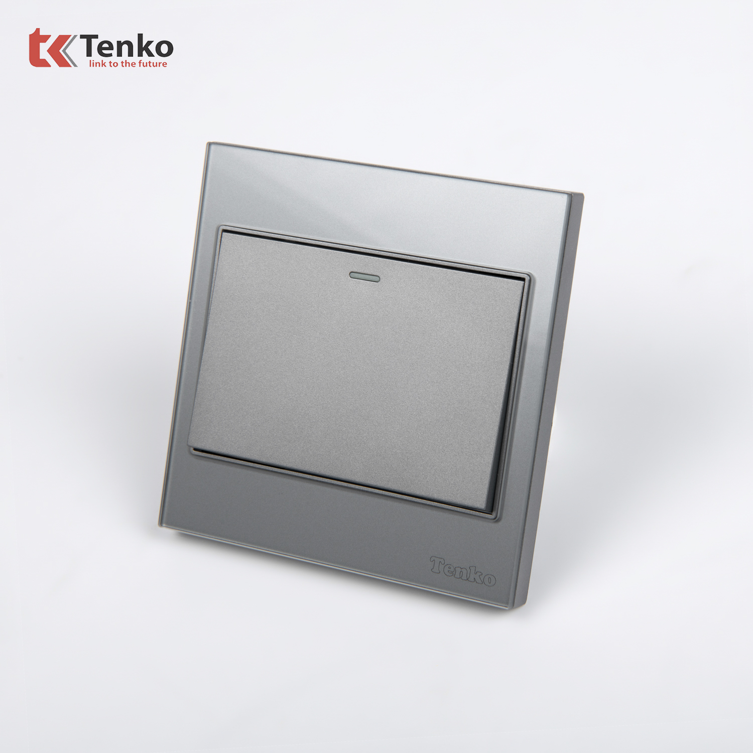 C&ocirc;ng Tắc 1 N&uacute;t Mặt K&iacute;nh Cường Lực Tenko TK-V18-01