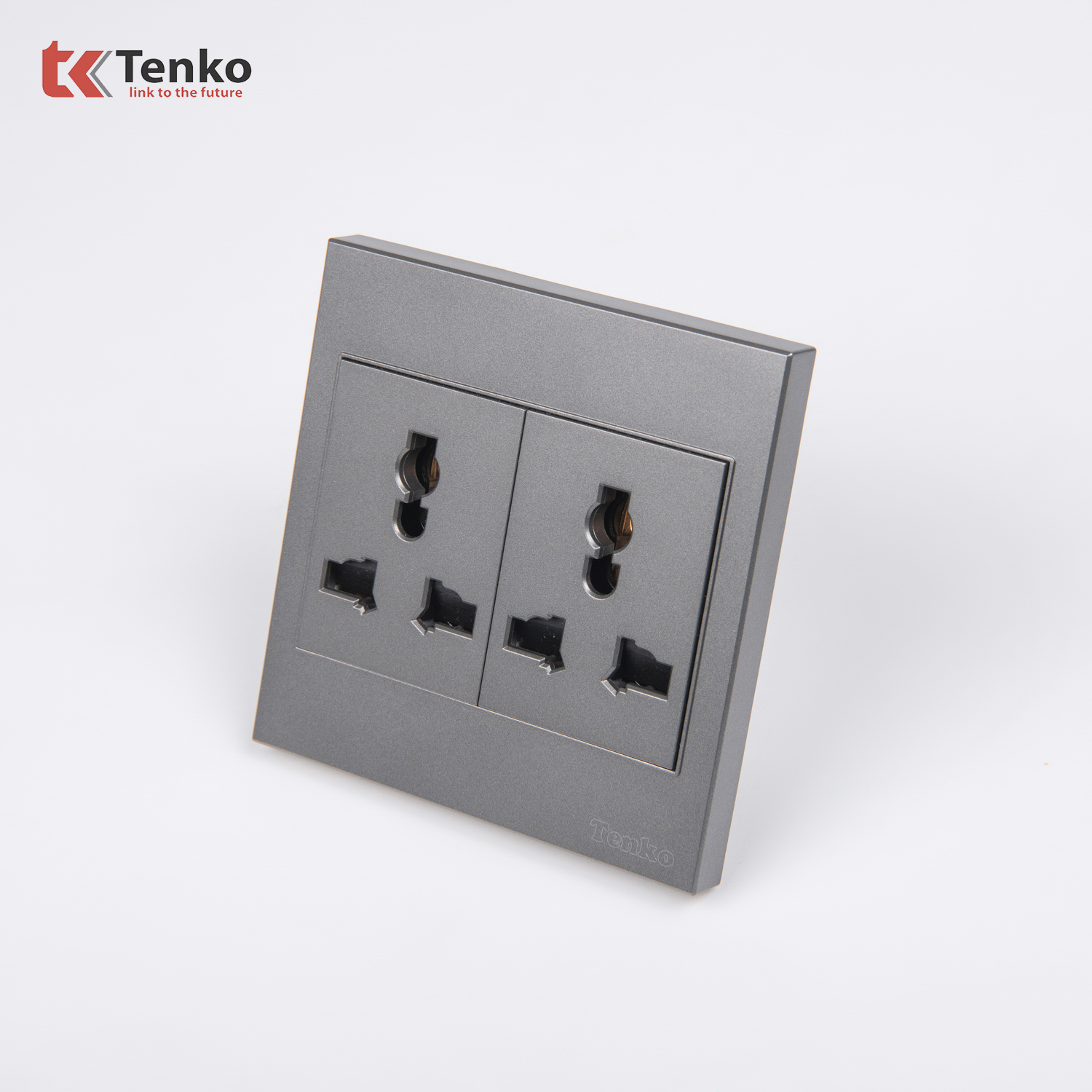 Ổ Cắm 3 Chấu Mặt Nhựa ABS Tenko TK-V1-050