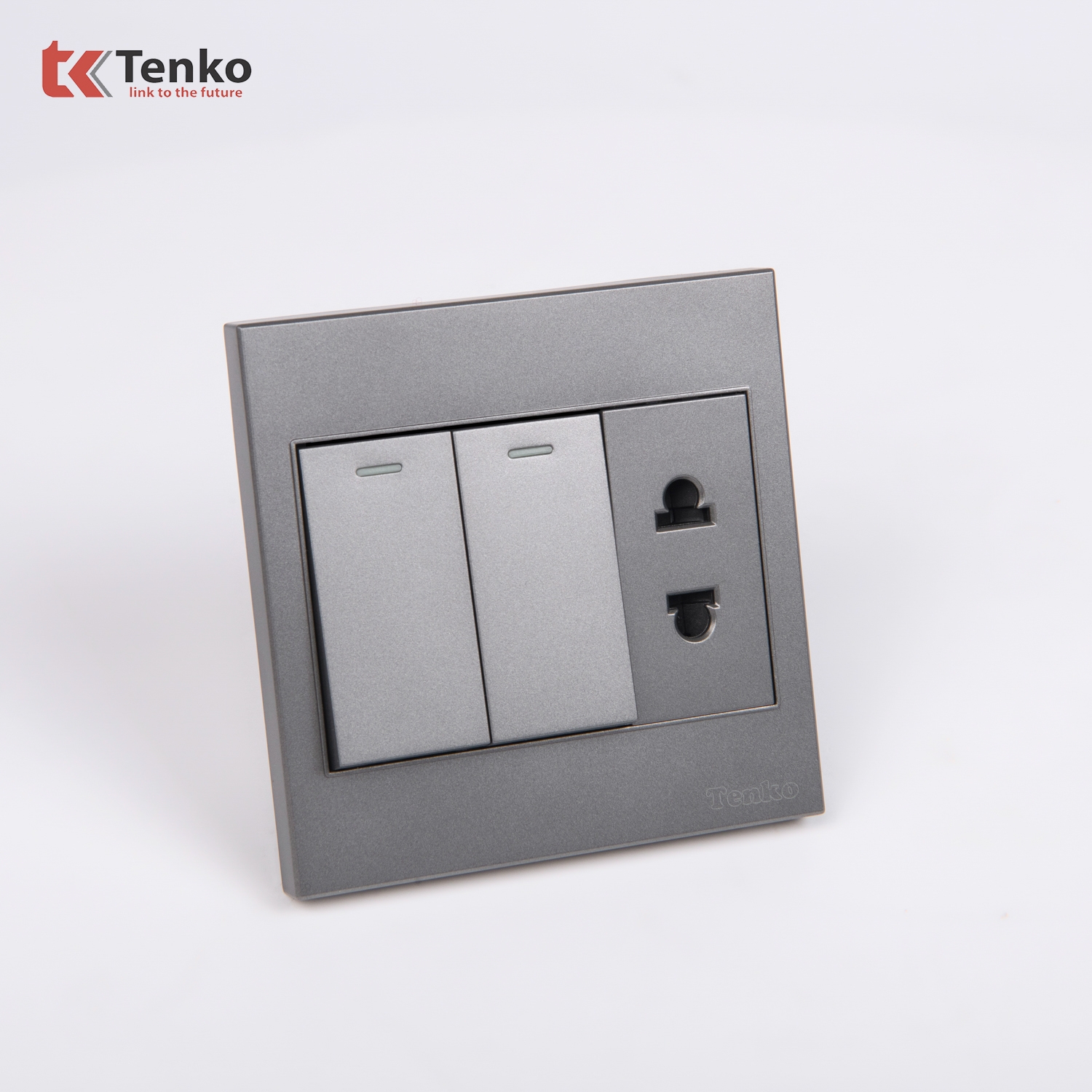 Ổ Cắm, Công Tắc Mặt Nhựa ABS Tenko TK-V1-027