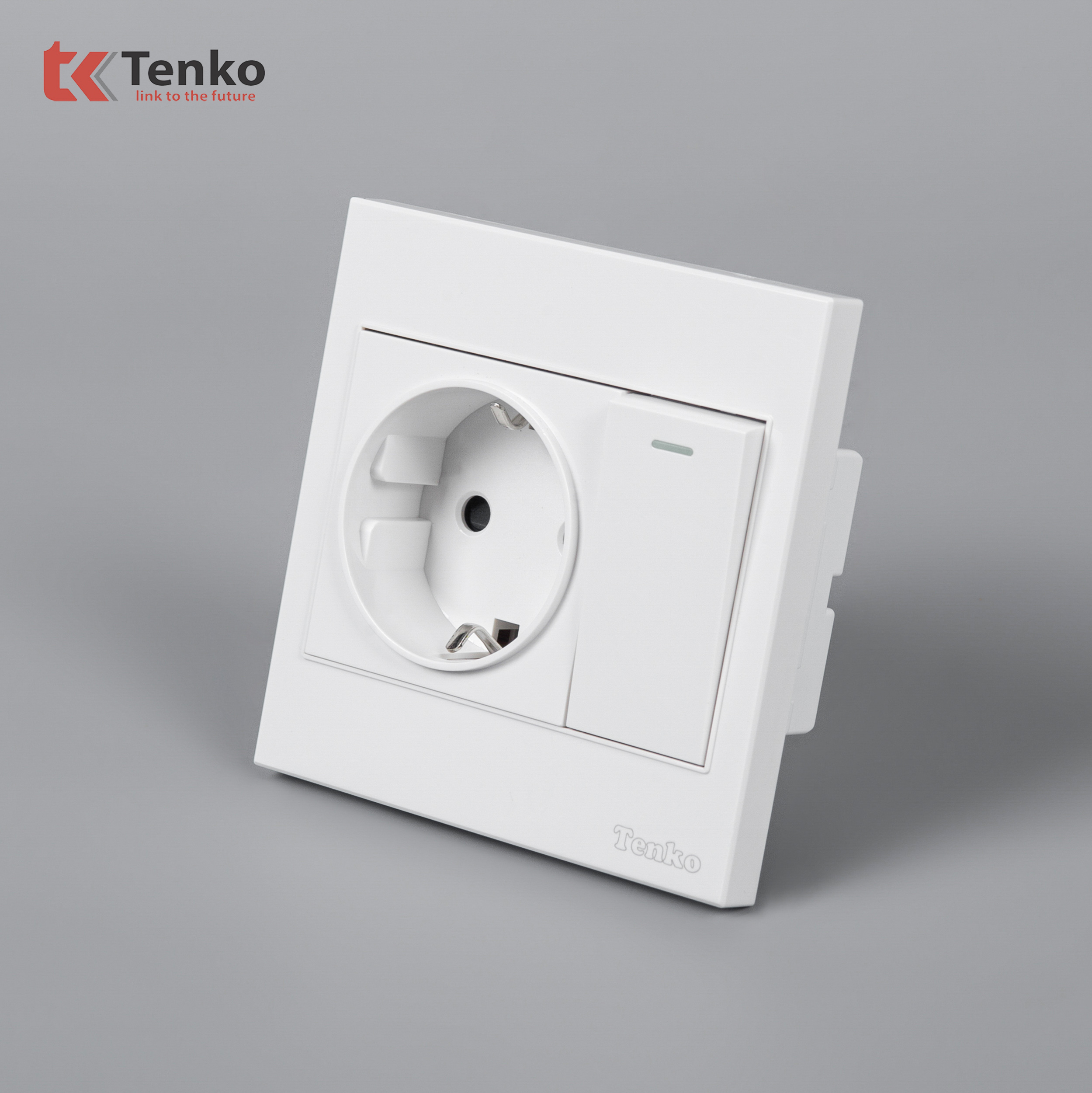 Ổ Cắm Chuẩn Đức Có Công Tắc Tenko TK-V1-060