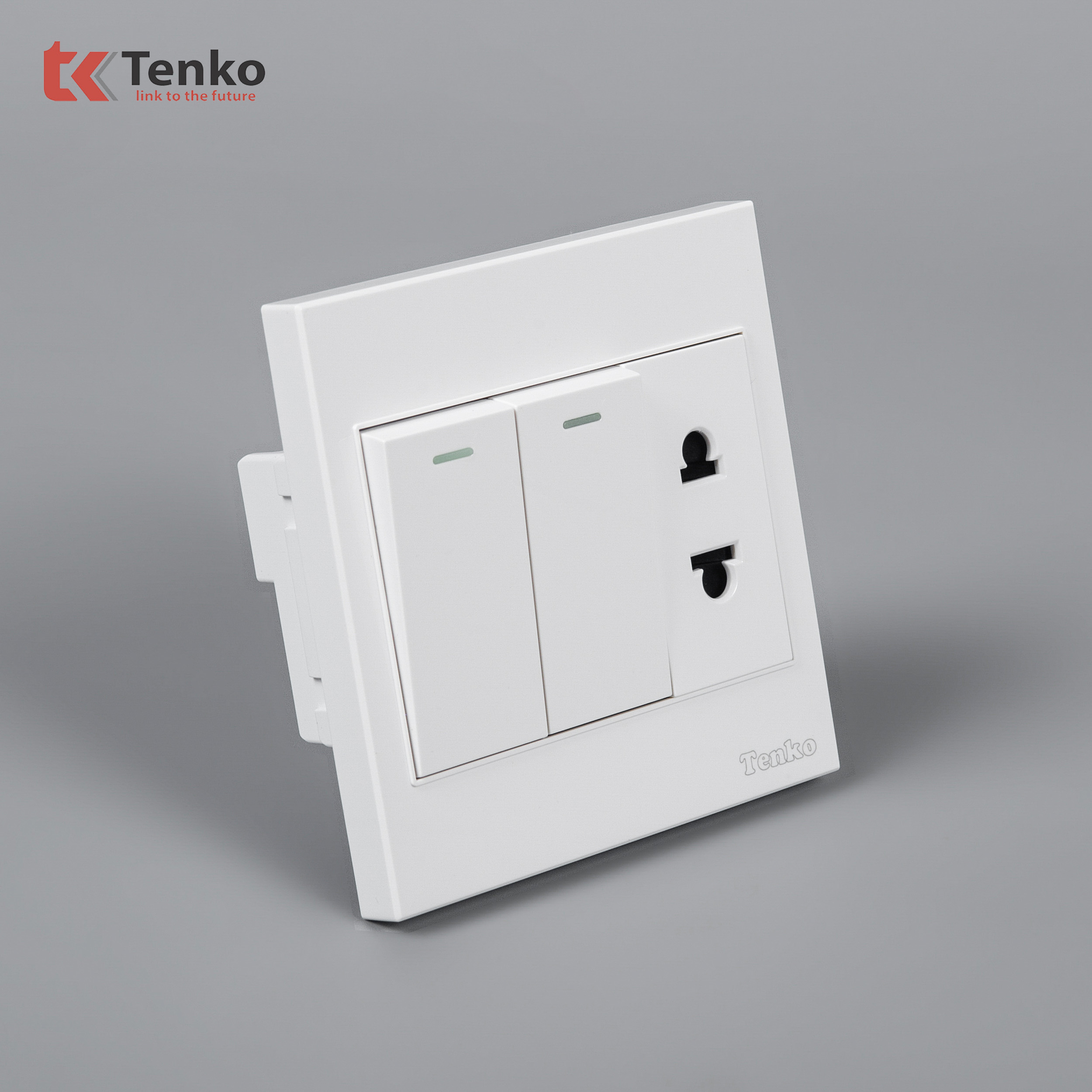 C&ocirc;ng Tắc Ổ Cắm Điện Nhựa ABS Tenko TK-V1-027