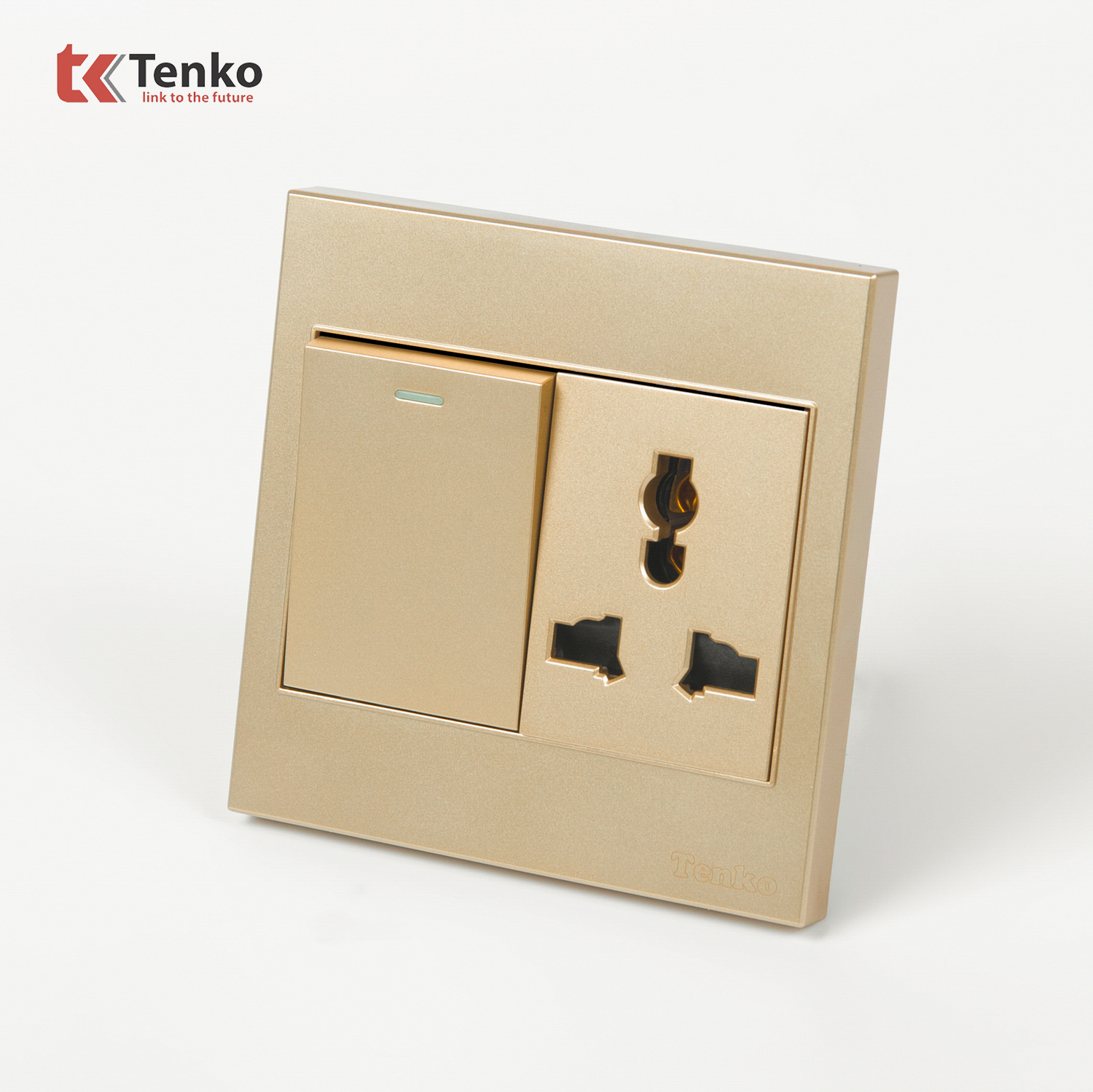 C&ocirc;ng Tắc ,Ổ Cắm 3 Chấu Tenko TK-V1-039