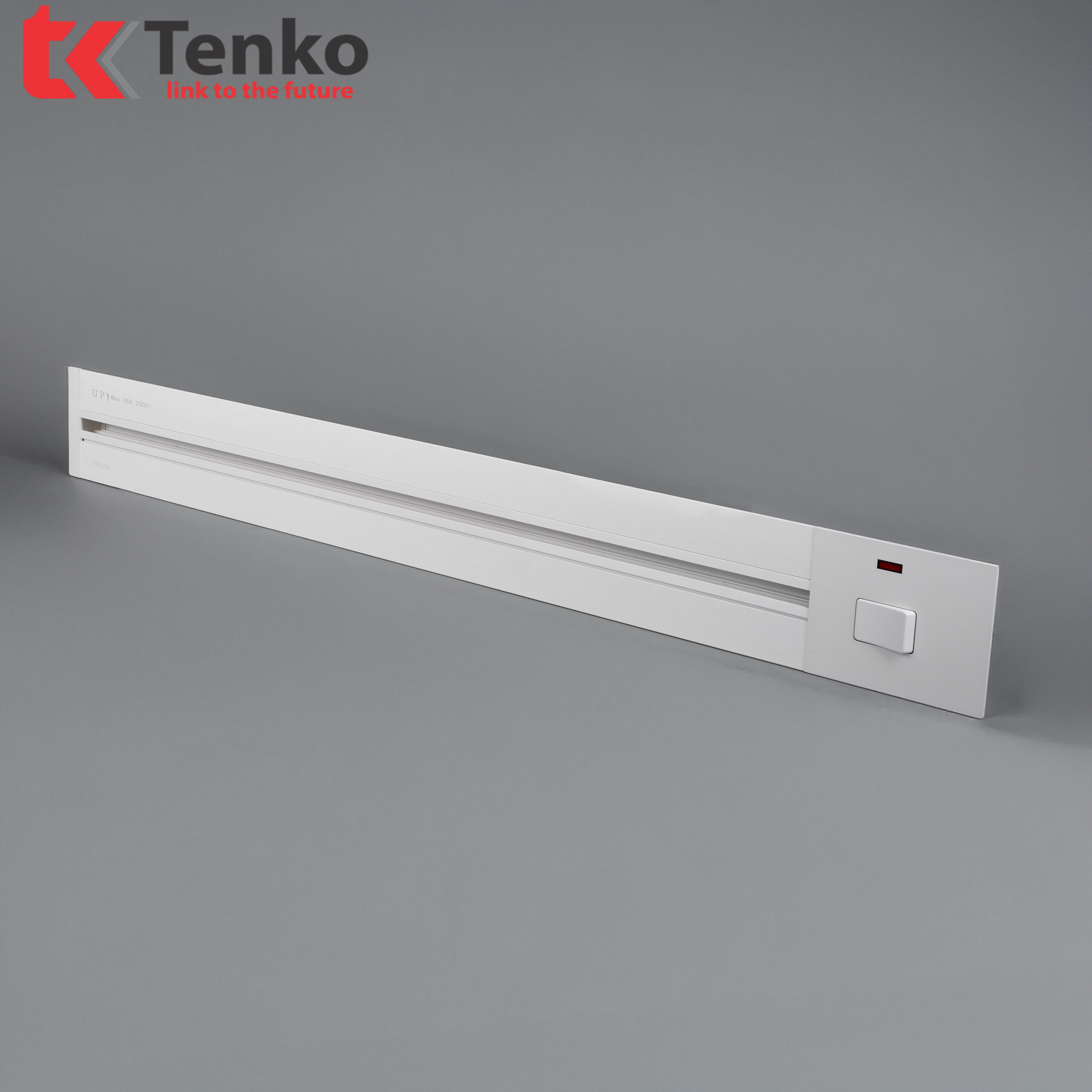 Thanh Ray Âm Tường 60cm Rãnh Lớn TK-RA60 Màu Trắng