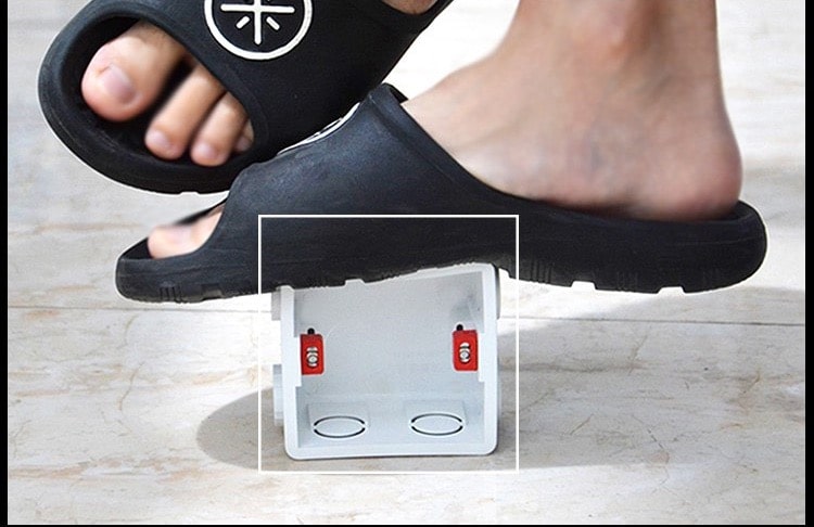 Đế âm tường vuông nhựa PVC chống cháy TK-DAV01
