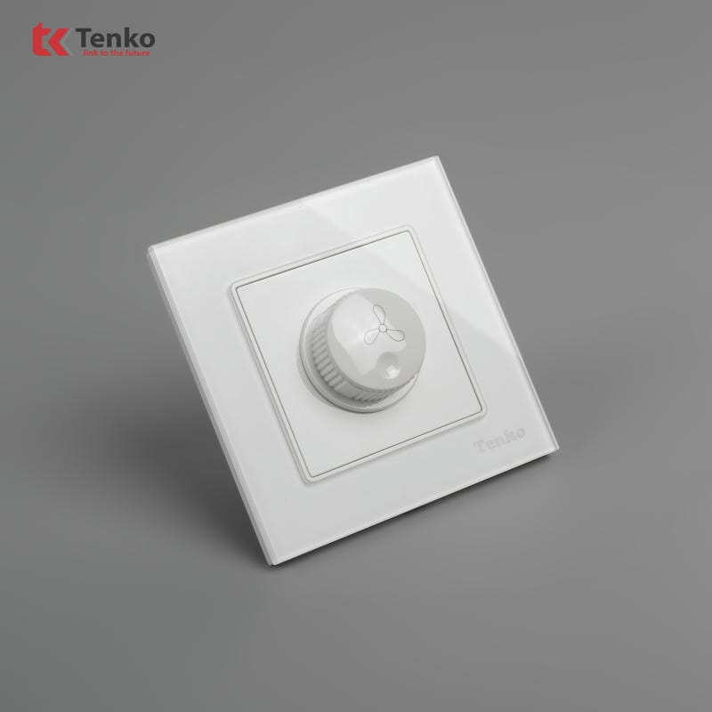 Chiết Áp Quạt 300W Mặt Kính Cường Lực TK-F71D-62T