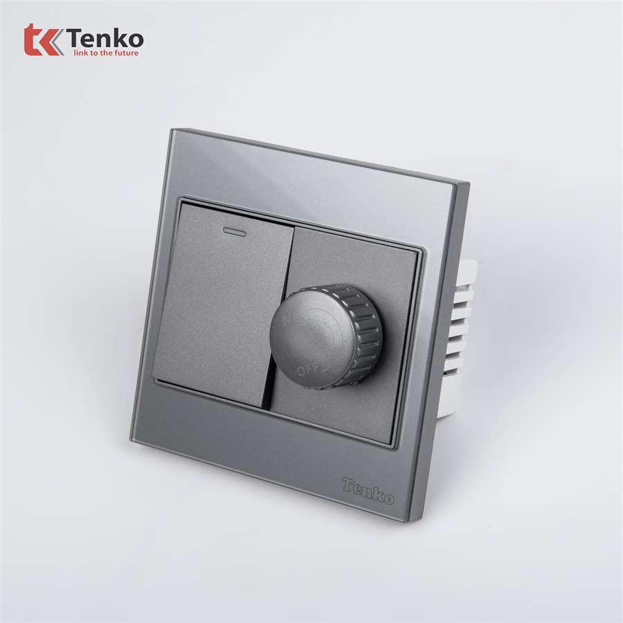 Chiết Áp Quạt+Công Tắc TK-V18-07