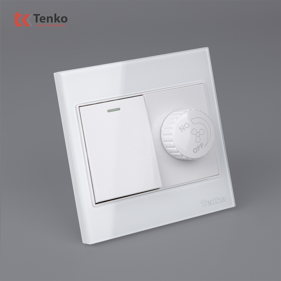 Chiết Áp Quạt+Công Tắc TK-V18-087