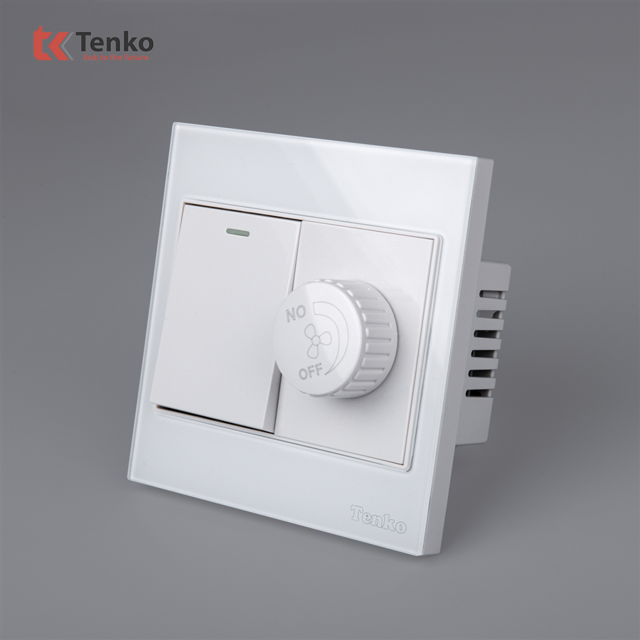 Chiết Áp Quạt+Công Tắc TK-V18-087