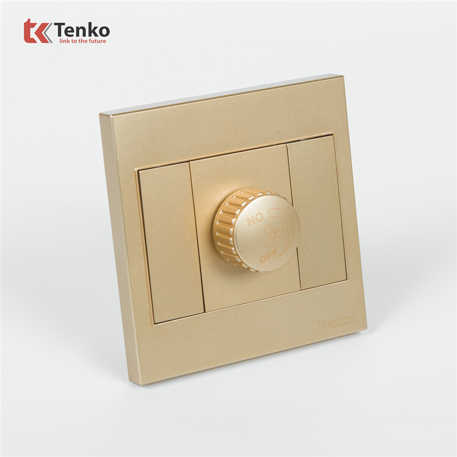 Chiết Áp Quạt Mặt Nhựa ABS Tenko TK-V1-086