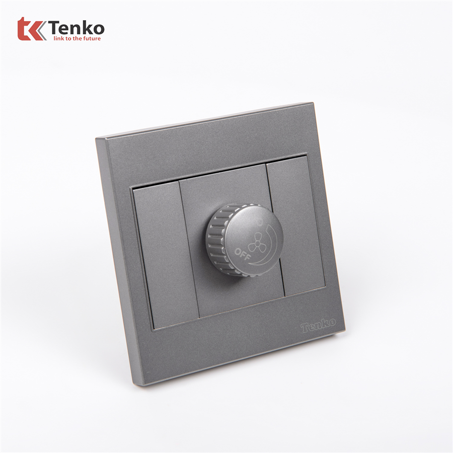 Chiết Áp Quạt Mặt Nhựa ABS Tenko TK-V1-086