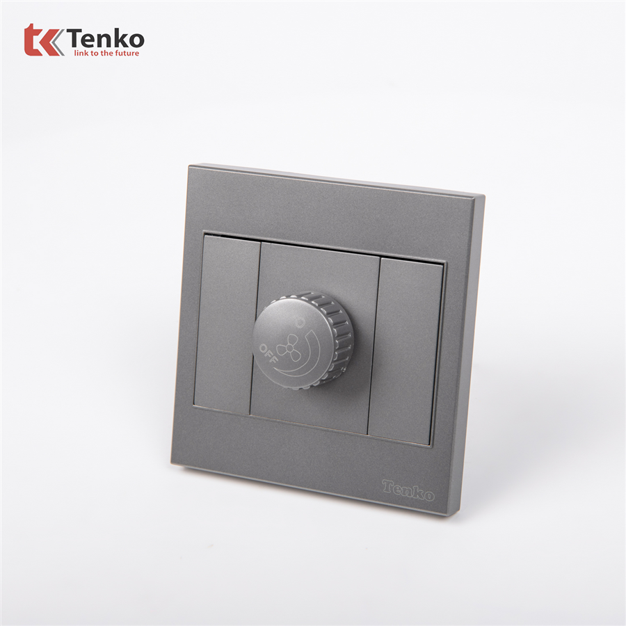 Chiết Áp Quạt Mặt Nhựa ABS Tenko TK-V1-086