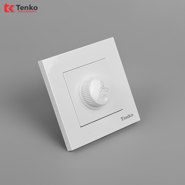 Chiết Áp Quạt Mặt Nhựa Cao Cấp TT-62 Trắng