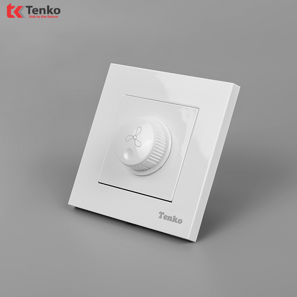 Chiết Áp Quạt Mặt Nhựa Cao Cấp TT-62 Trắng