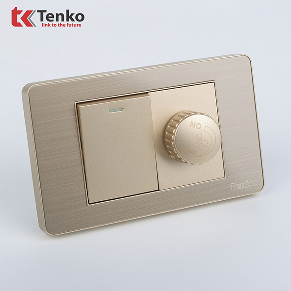 Chiết Áp Và Công Tắc Mặt Kim Loại TK-C7G-087