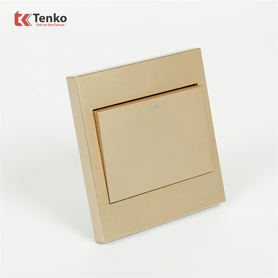 Công Tắc 1 Nút Mặt Nhựa ABS Tenko TK-V1-01