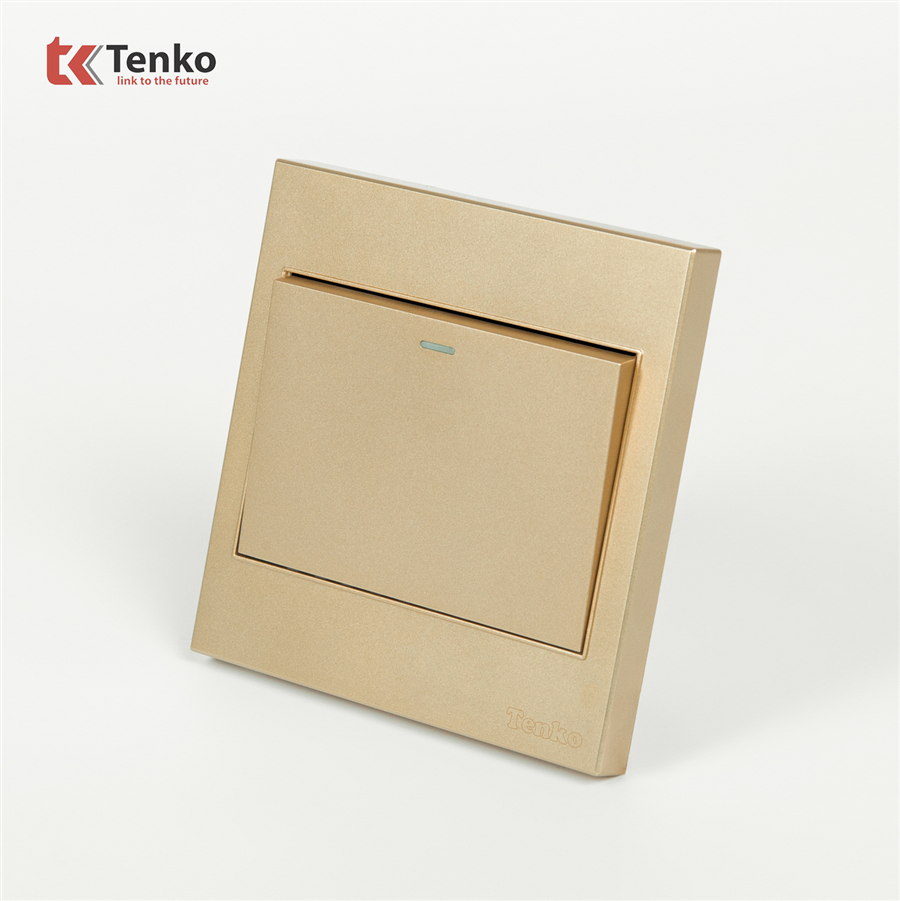 Công Tắc 1 Nút Mặt Nhựa ABS Tenko TK-V1-01