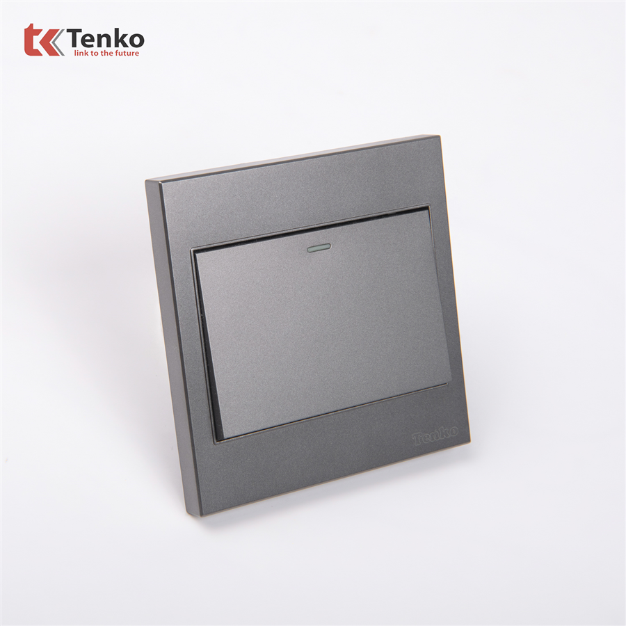 Công Tắc 1 Nút Mặt Nhựa ABS Tenko TK-V1-01