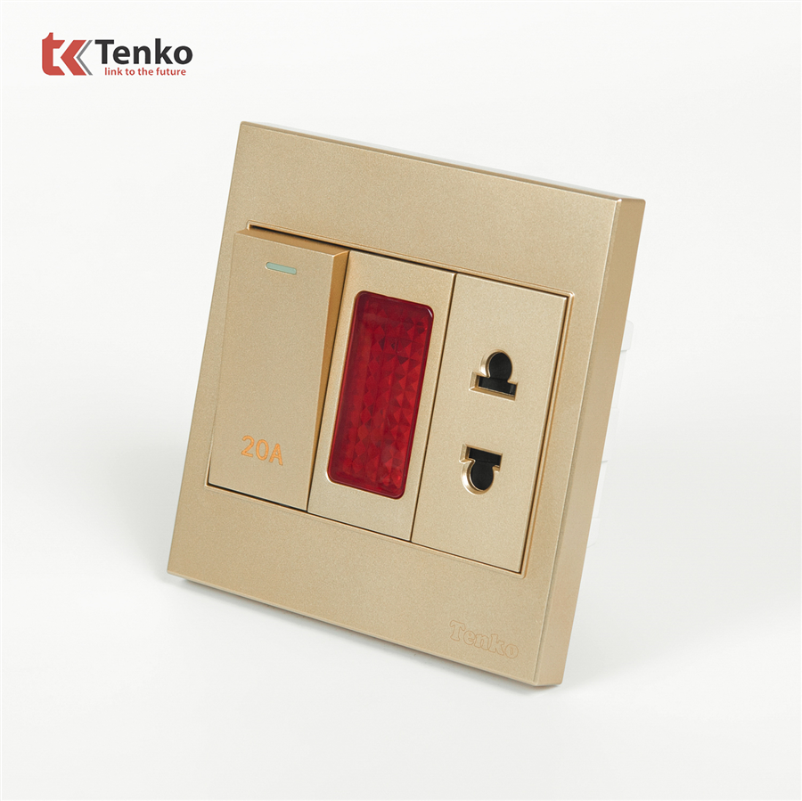 Công Tắc 20A Công Suất Cao Kèm Đèn Báo TK-V1-080