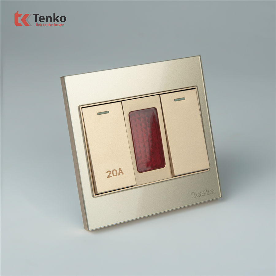 Công Tắc 20A Công Suất Cao Kèm Đèn BáoTK-V18-081