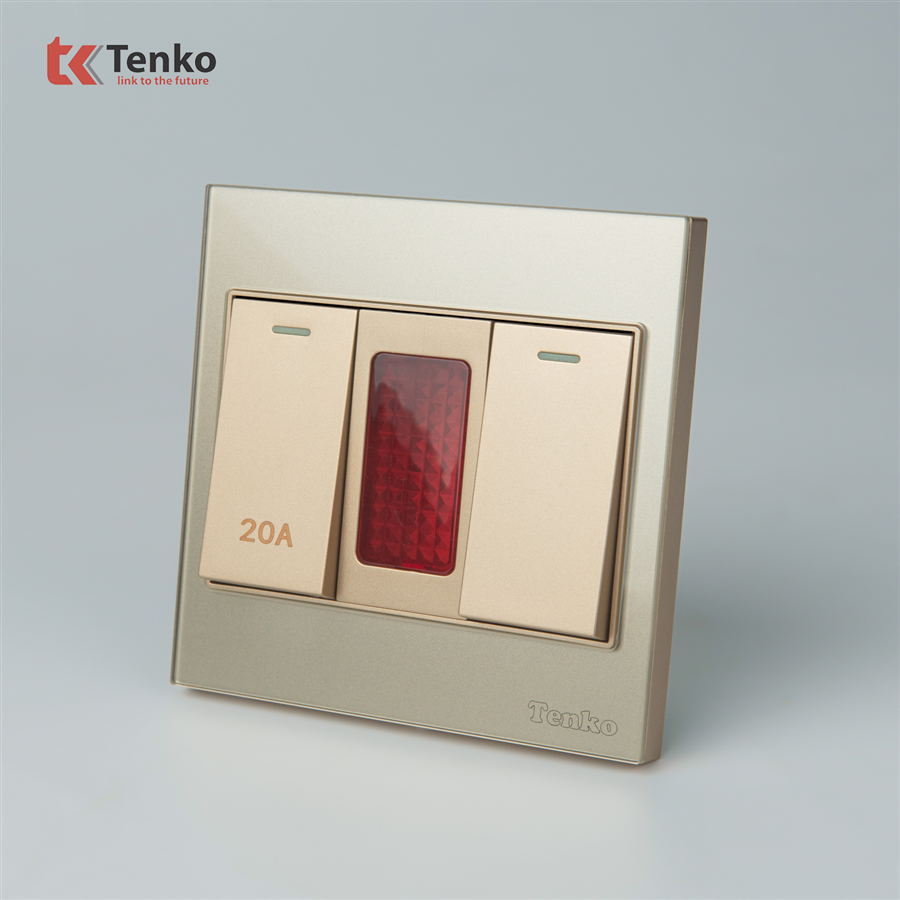 Công Tắc 20A Công Suất Cao Kèm Đèn BáoTK-V18-081