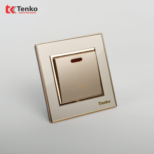 Công Tắc 20A Mặt Nhựa Vàng Tenko TK-F66-87