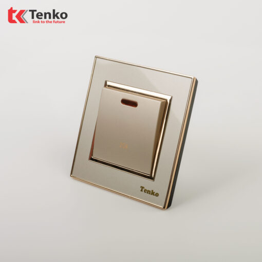 Công Tắc 20A Mặt Nhựa Vàng Tenko TK-F66-87