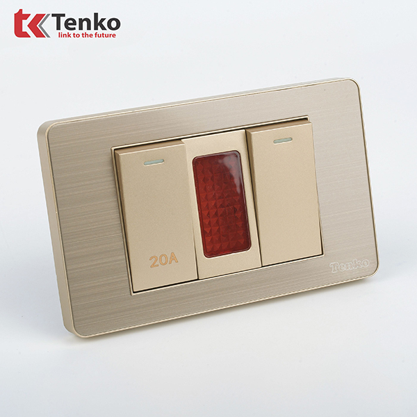 Công Tắc 20A Và Công Tắc Mặt Kim Loại TK-C7G-081
