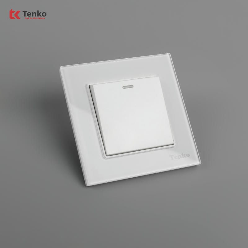 Công Tắc Âm Tường Mặt Kính Cường Lực TK-F71D-01