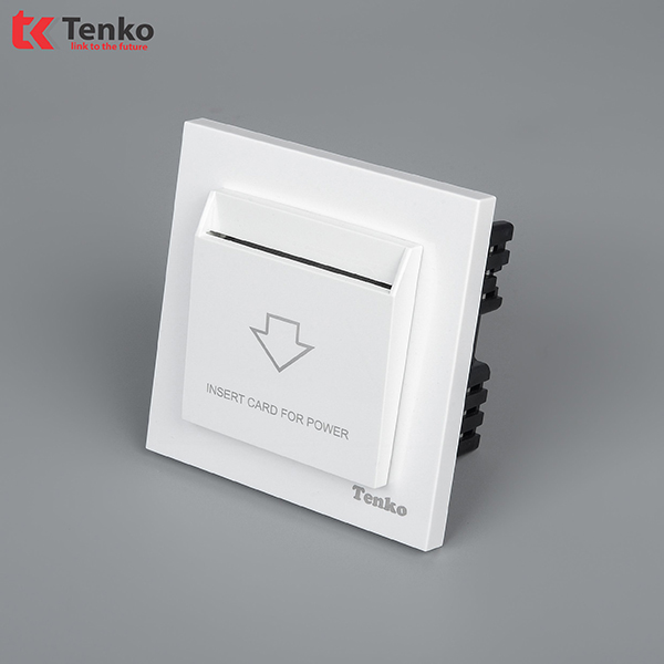 Công Tắc Thẻ Từ Mặt Nhựa Cao Cấp TT-66 Trắng