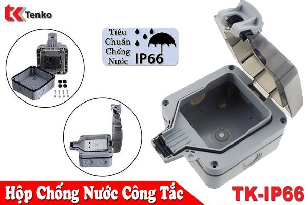 Hộp Chống Nước Ổ Cắm, Công Tắc Điện TK-IP66 Vuông