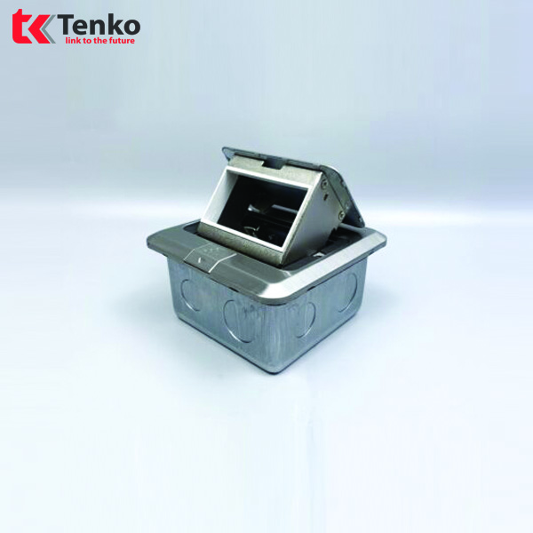 Hộp Đế Âm Sàn Thông Dụng Tenko TK-J02 Màu Bạc