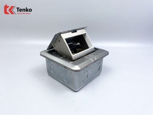 Hộp Đế Âm Sàn Thông Dụng Tenko TK-J02 Màu Bạc