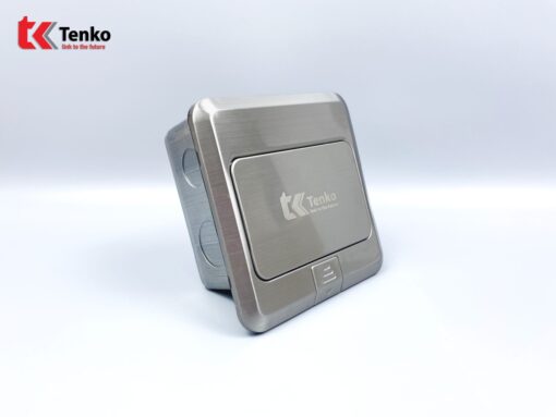 Hộp Đế Âm Sàn Thông Dụng Tenko TK-J02 Màu Bạc