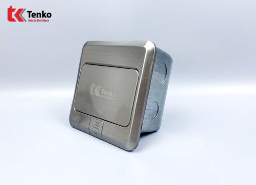 Hộp Đế Âm Sàn Thông Dụng Tenko TK-J02 Màu Bạc