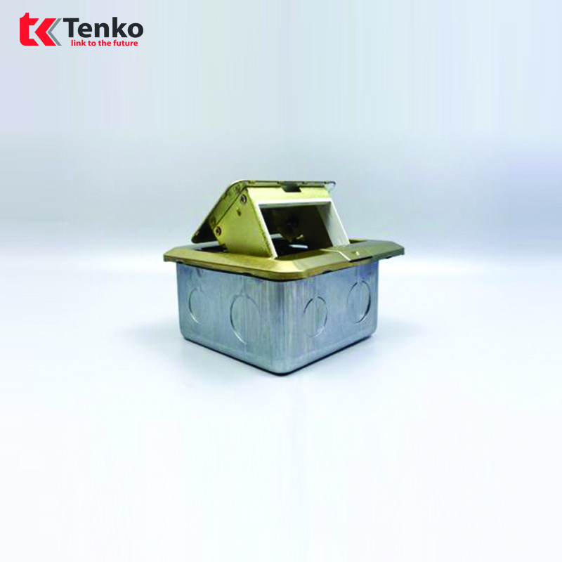 Hộp Đế Âm Sàn Thông Dụng Tenko TK-J02 Màu Vàng