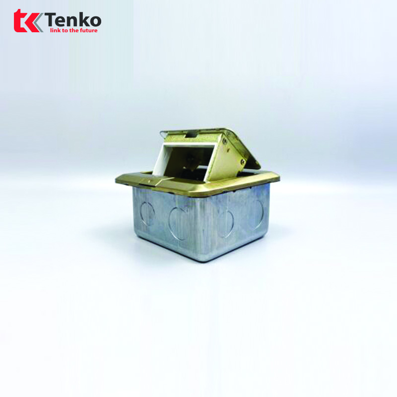 Hộp Đế Âm Sàn Thông Dụng Tenko TK-J02 Màu Vàng
