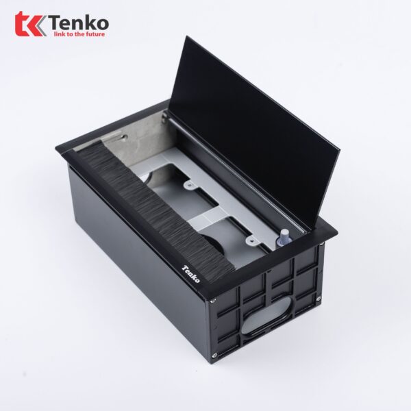 Hộp Điện Âm Bàn Họp 2 Module Ổ Cắm TK-AB2S Đen