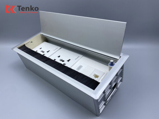 Hộp Điện Âm Bàn Họp 2  Tenko TK-AB3S-05 Bạc