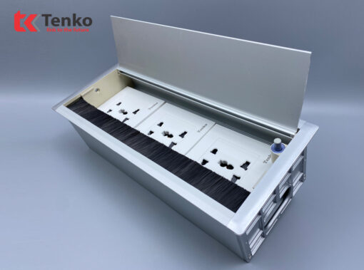Hộp Điện Âm Bàn Họp 3 Ổ Đa Năng TK-AB3S-02
