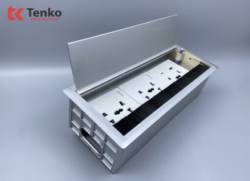Hộp Điện Âm Bàn Họp Đa Năng Tenko TK-AB3S-03 Bạc