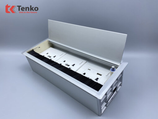 Hộp Điện Âm Bàn Họp Đa Năng Tenko TK-AB3S-03 Bạc