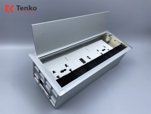 Hộp Điện Âm Bàn Họp Tenko TK-AB3S-04 Bạc